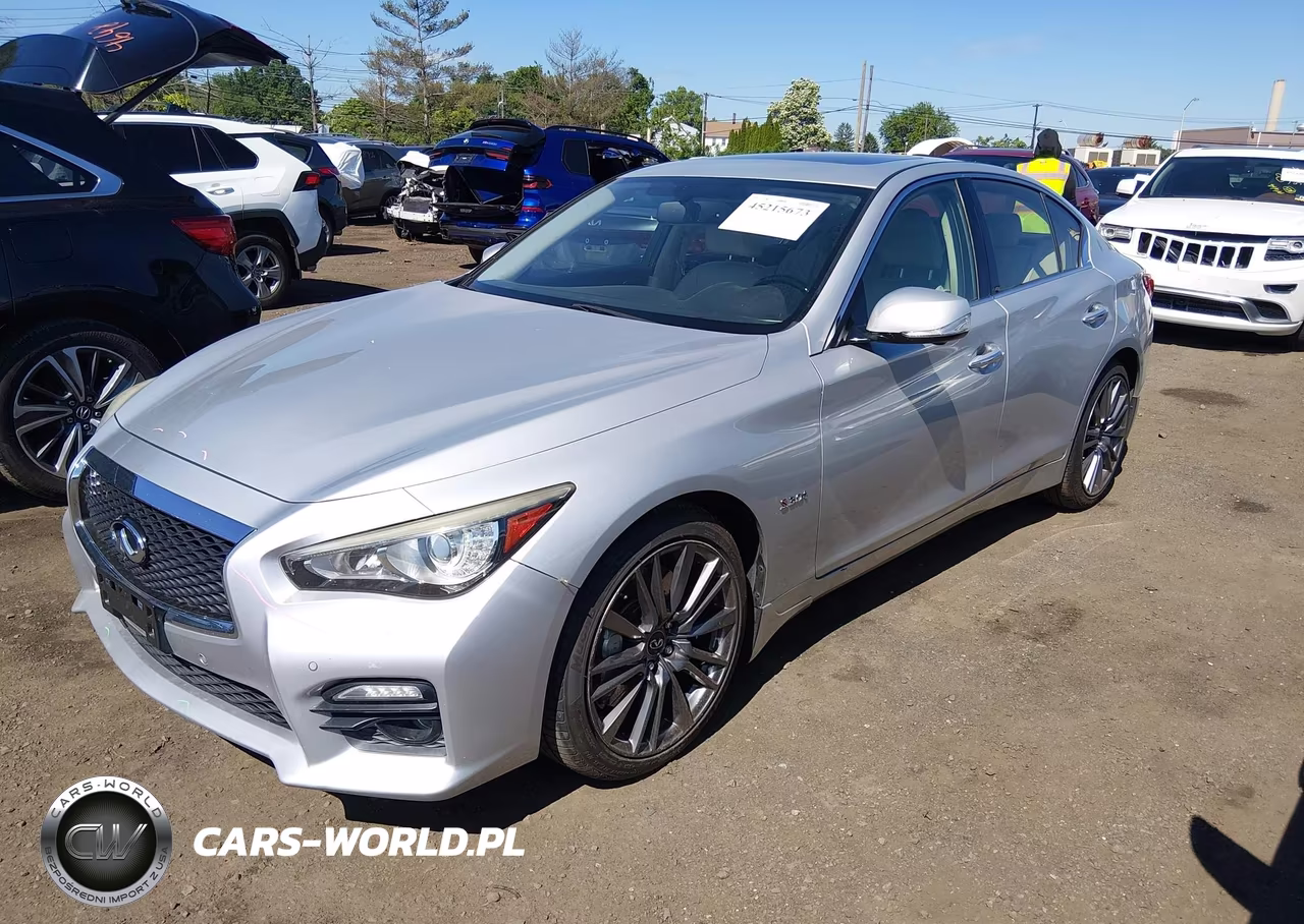2016 Infiniti Q50 3.0T Red Sport 400 VIN:JN1FV7AR4GM450516 - 2