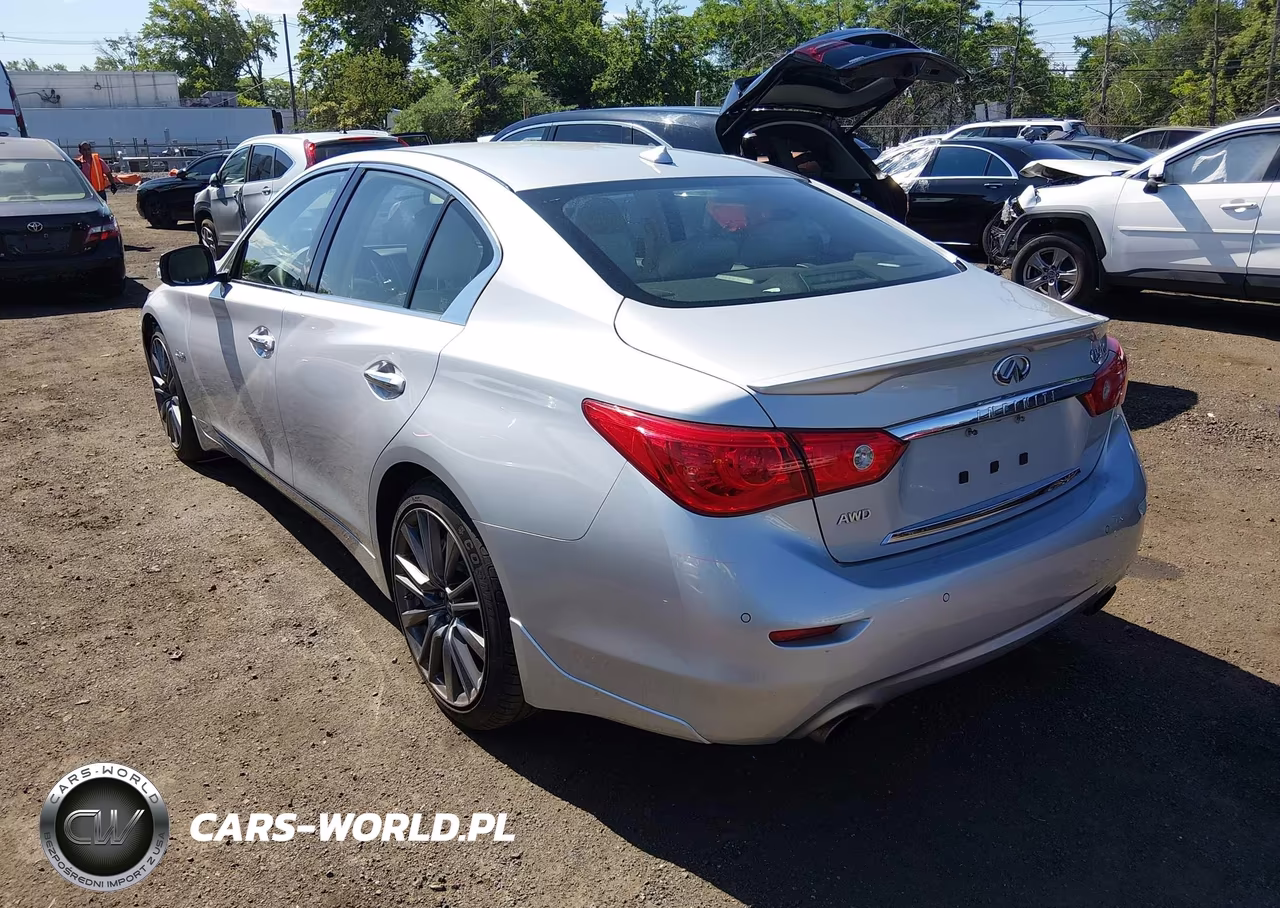 2016 Infiniti Q50 3.0T Red Sport 400 VIN:JN1FV7AR4GM450516 - 3