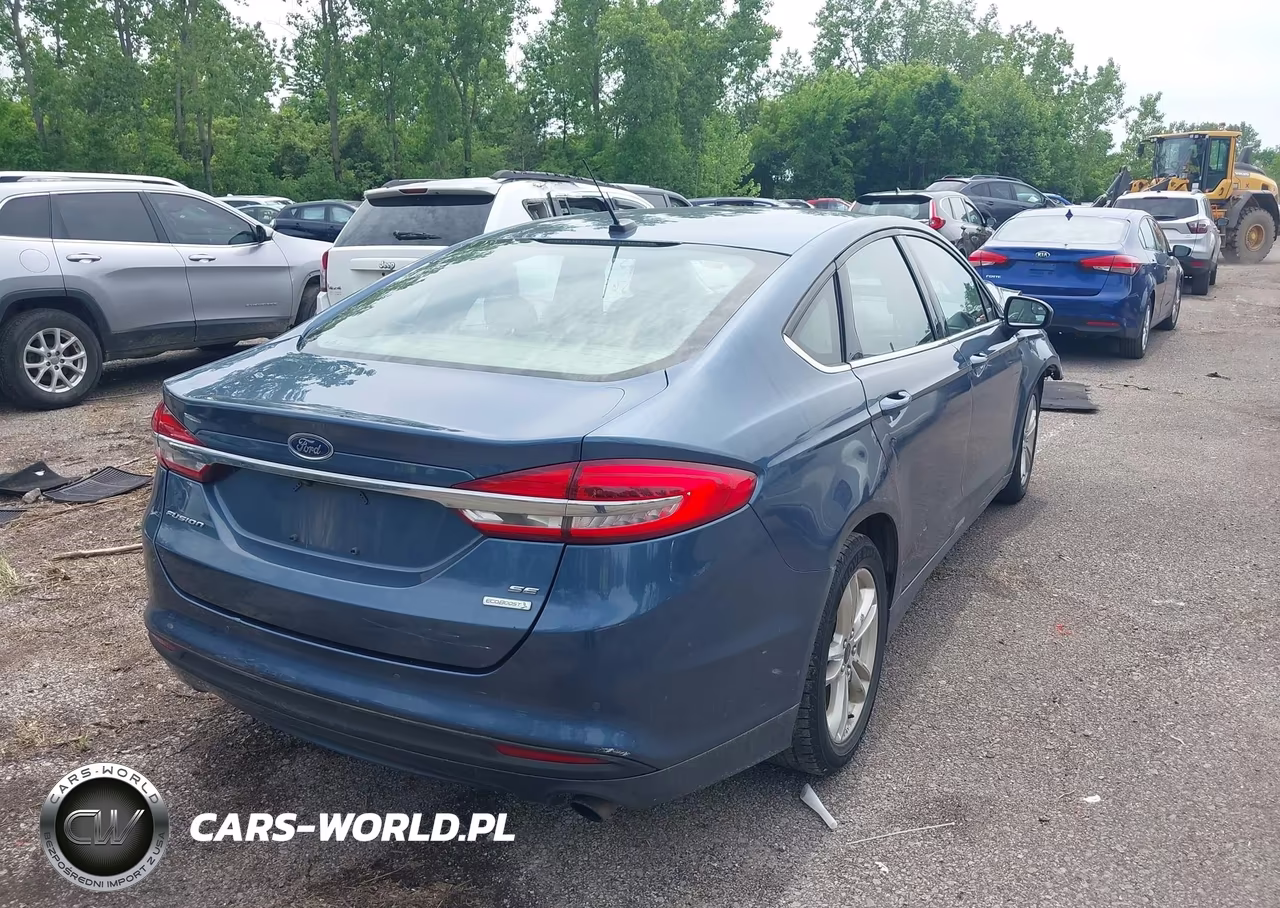 2018 Ford Fusion Se VIN:3FA6P0HD0JR192976 - 4
