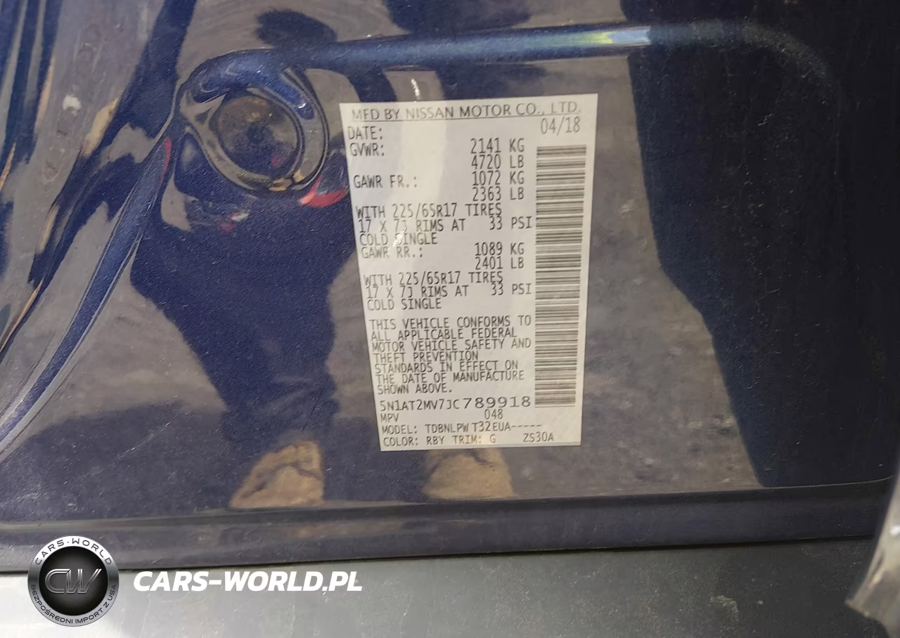 2018 Nissan Rogue S VIN:5N1AT2MV7JC789918 - 9