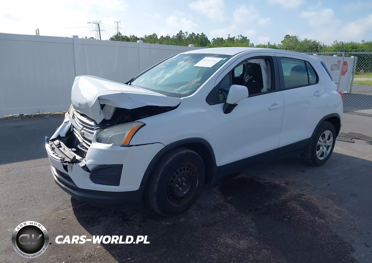 2016 Chevrolet Trax 1Ls VIN:KL7CJKSB1GB663710 - 2