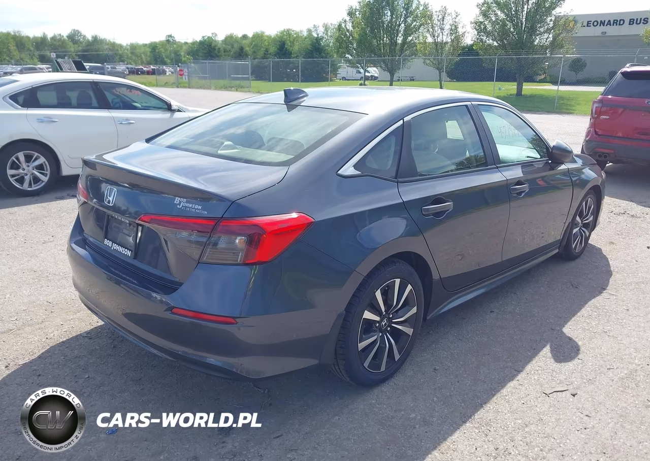 2022 Honda Civic Ex VIN:JHMFE1F79NX004583 - 4