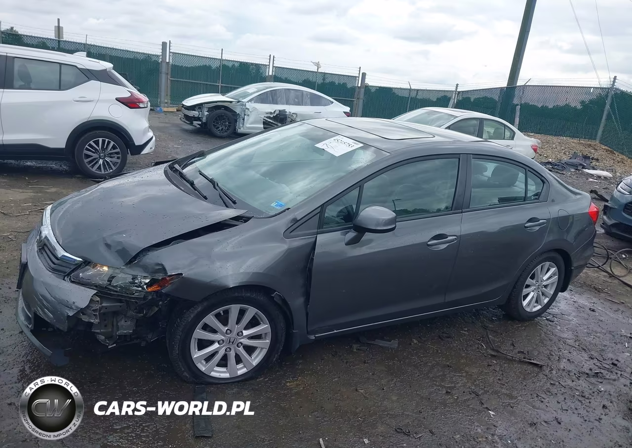 2012 Honda Civic Ex-L VIN:2HGFB2F91CH524569 - 14