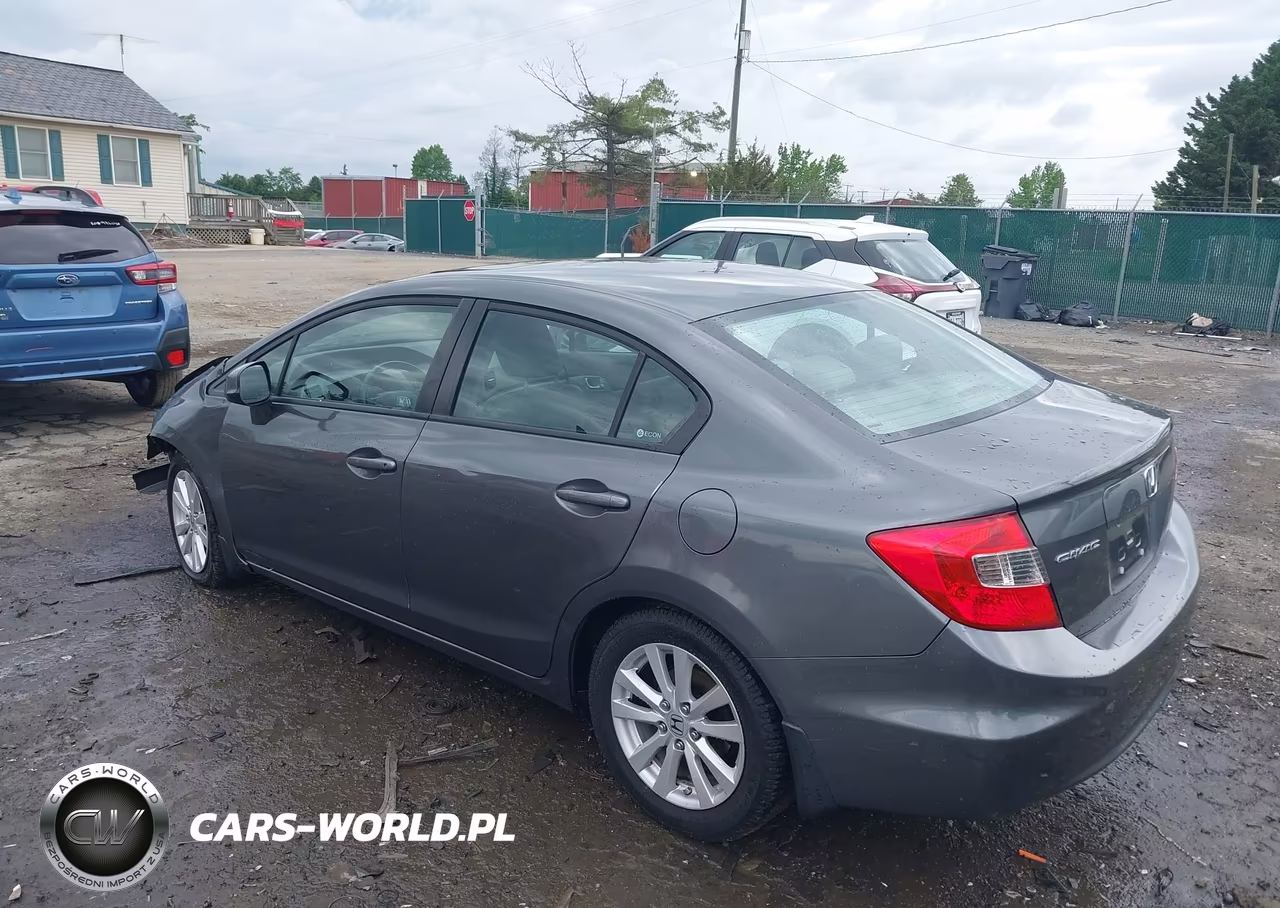 2012 Honda Civic Ex-L VIN:2HGFB2F91CH524569 - 3