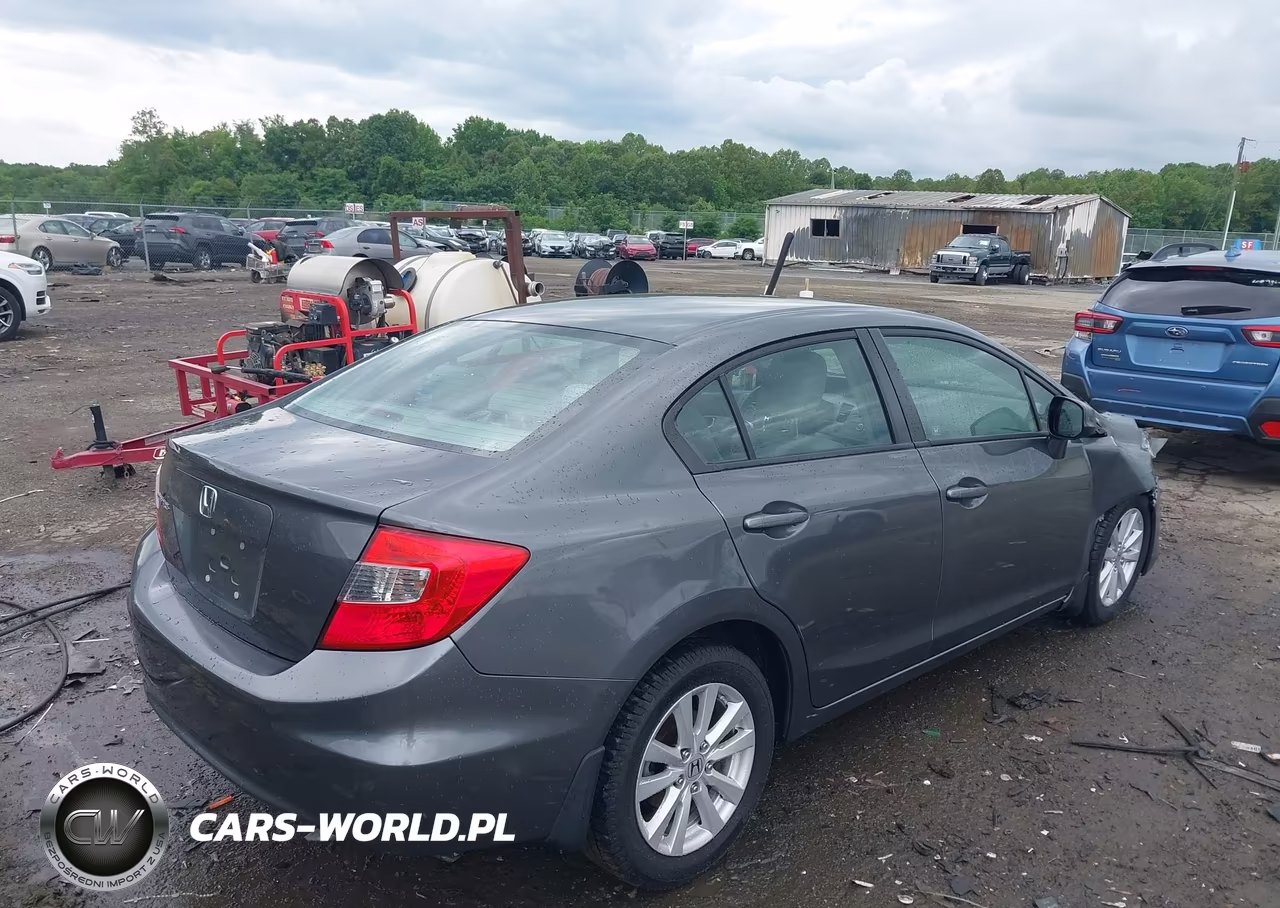 2012 Honda Civic Ex-L VIN:2HGFB2F91CH524569 - 4