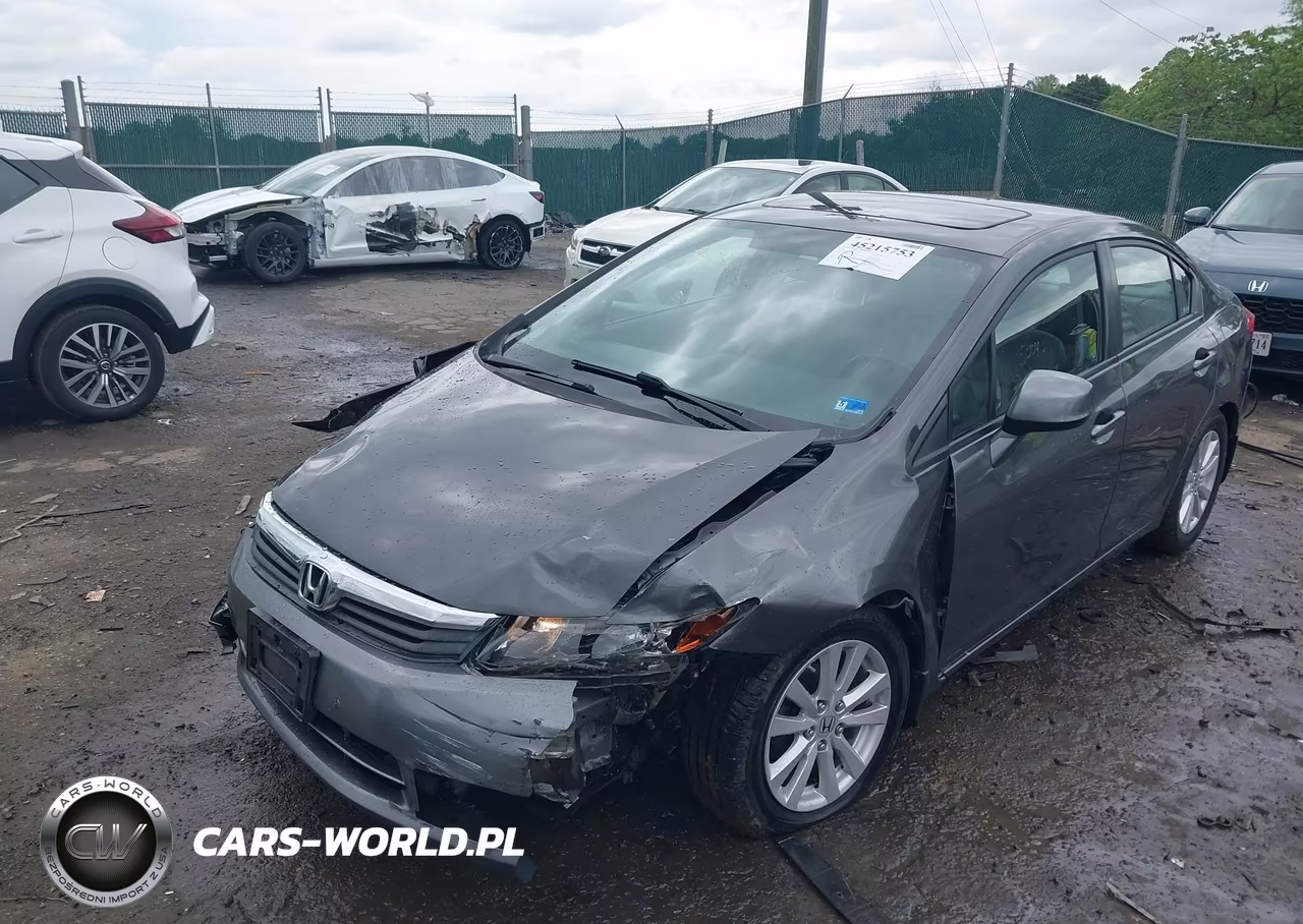 2012 Honda Civic Ex-L VIN:2HGFB2F91CH524569 - 6