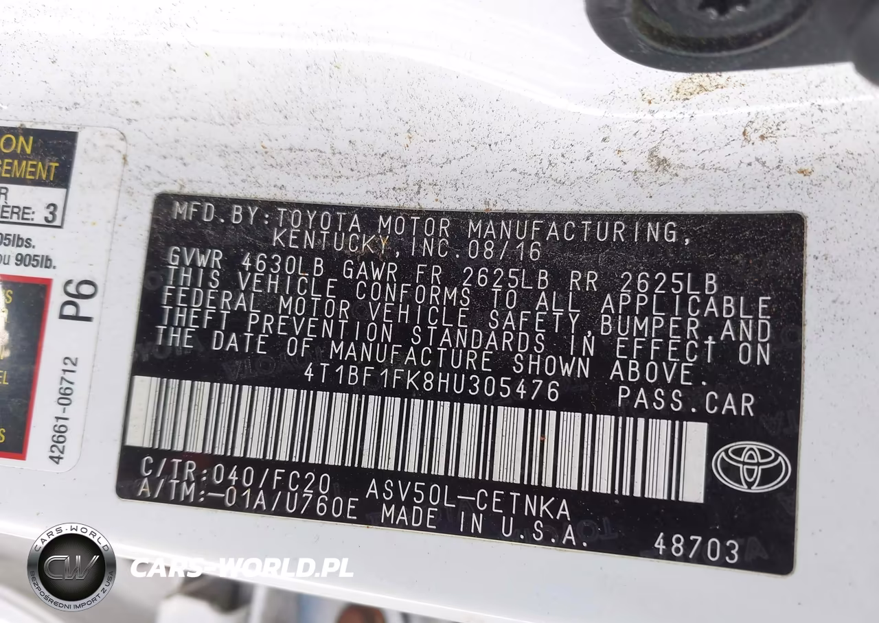 2017 Toyota Camry Le VIN:4T1BF1FK8HU305476 - 9