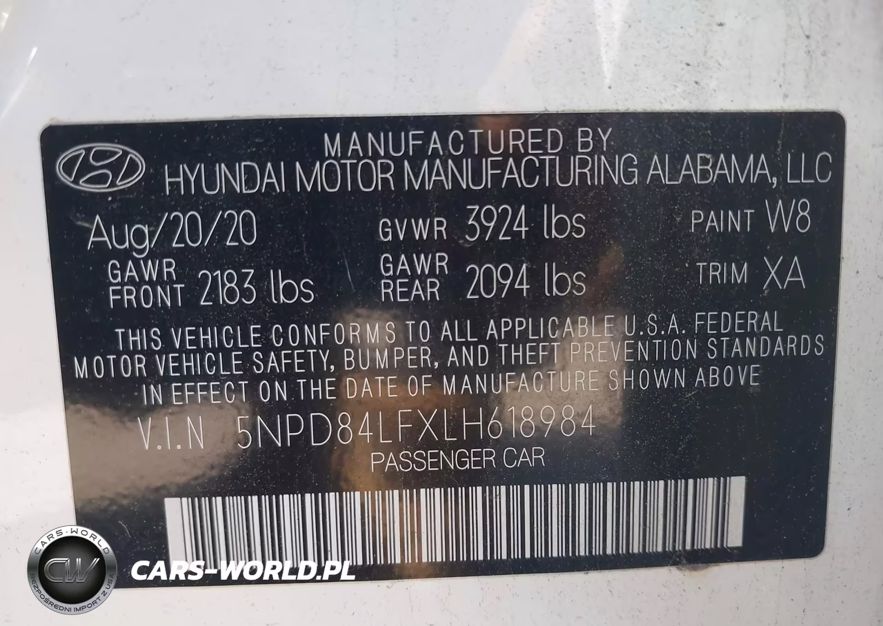 2020 Hyundai Elantra Value Edition VIN:5NPD84LFXLH618984 - 9