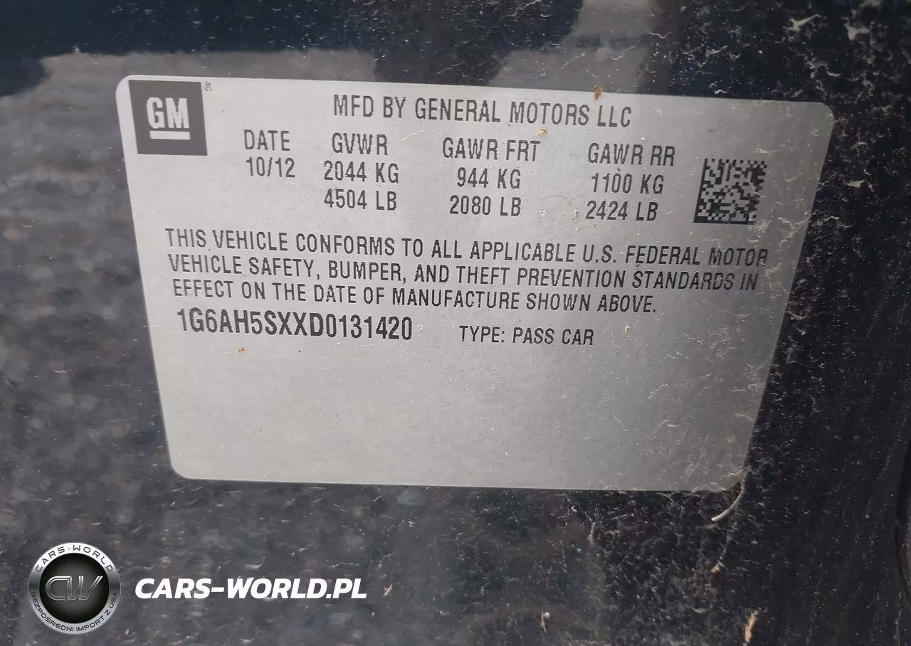 2013 Cadillac Ats Luxury VIN:1G6AH5SXXD0131420 - 9