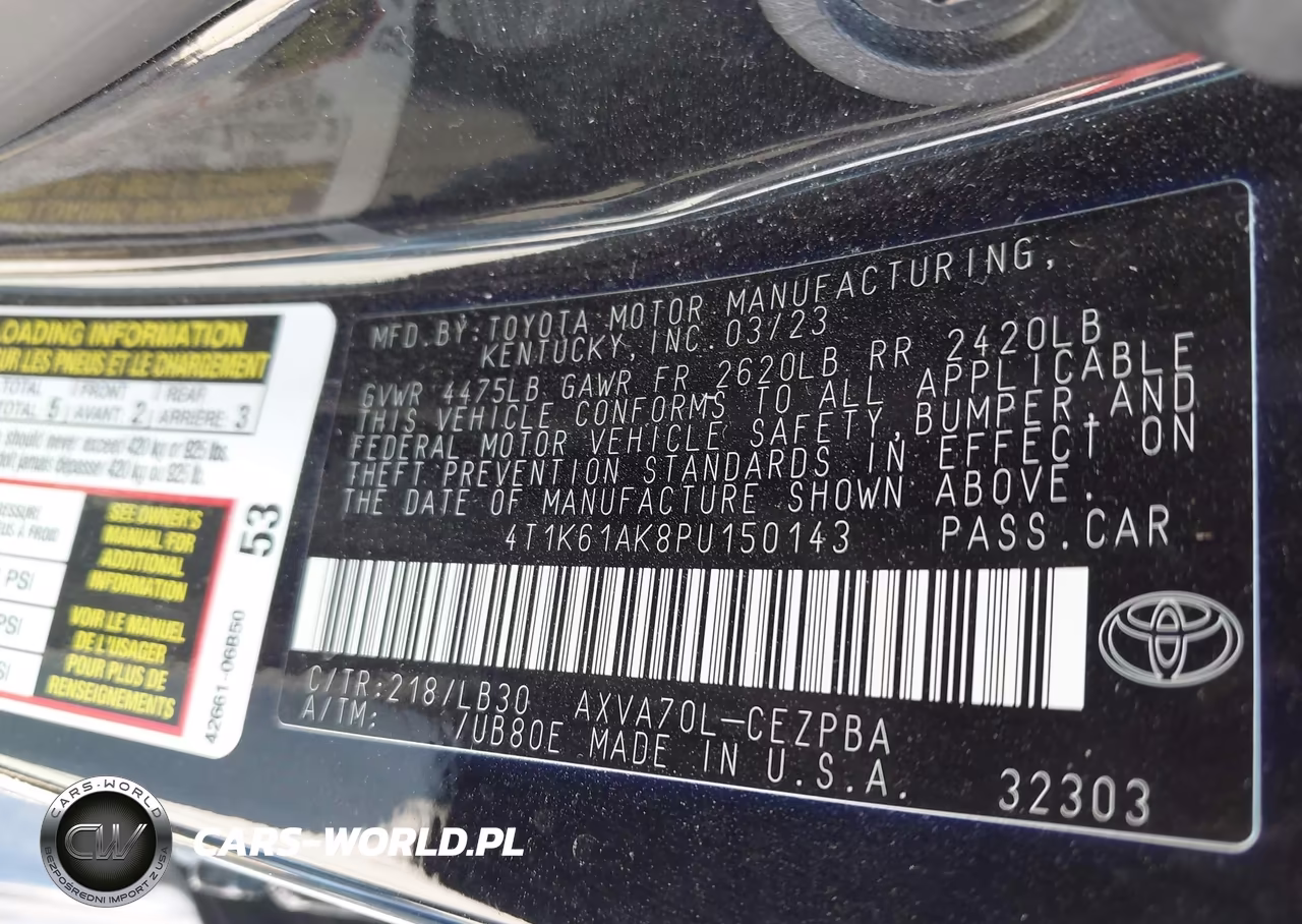 2023 Toyota Camry Xse VIN:4T1K61AK8PU150143 - 9