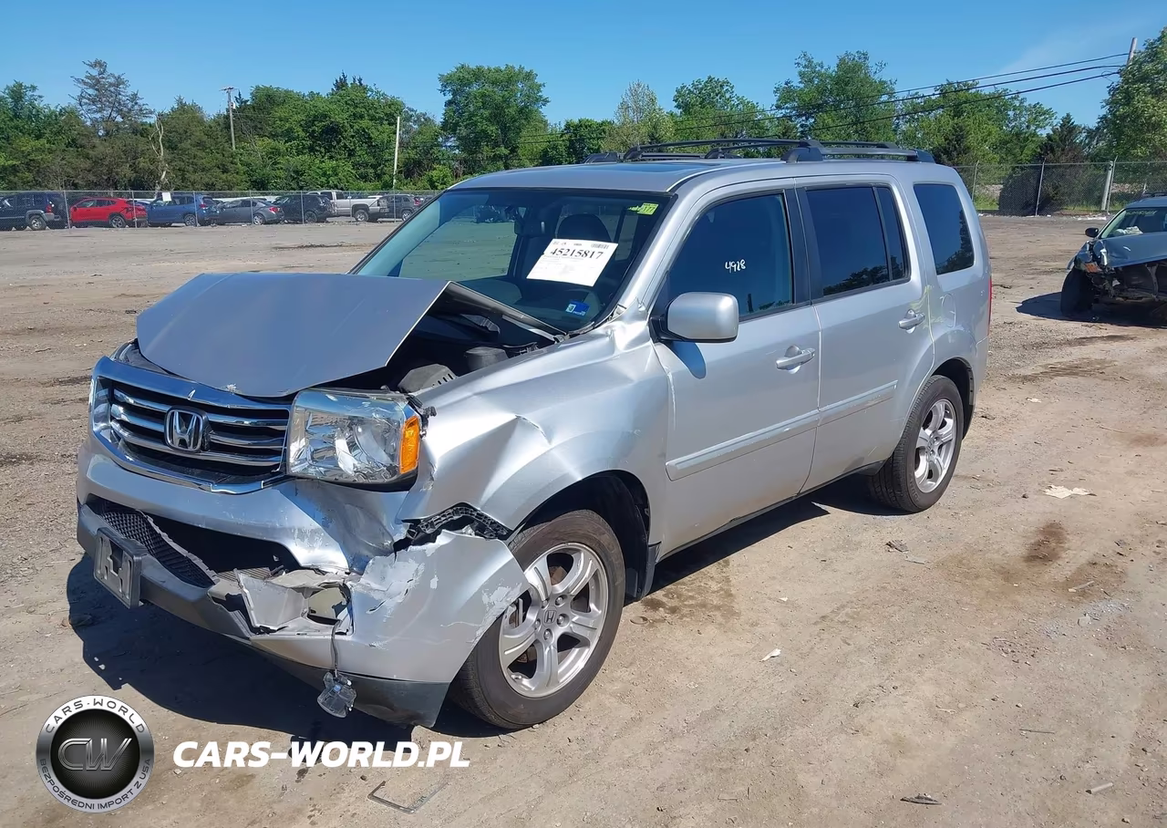 2014 Honda Pilot Ex-L VIN:5FNYF4H52EB027895 - 2