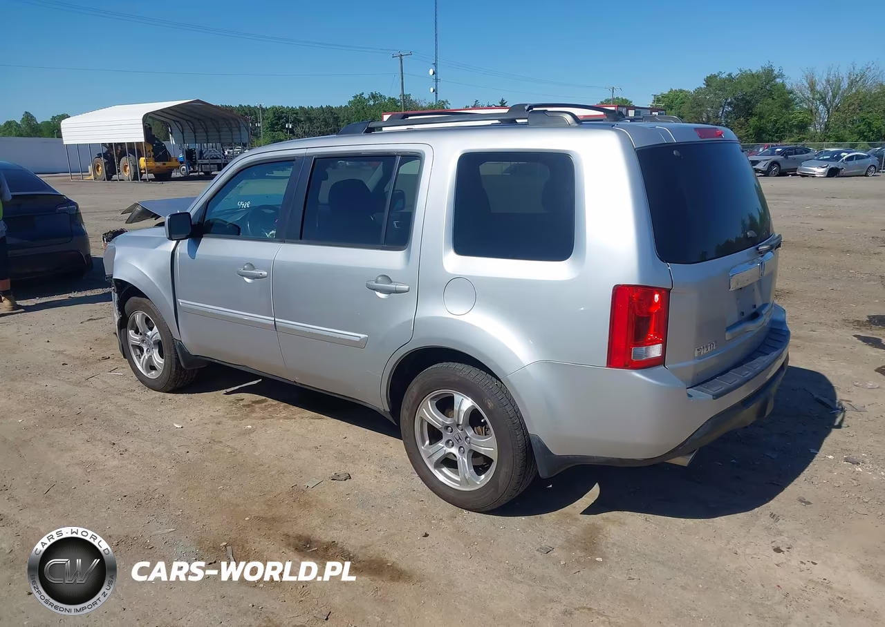 2014 Honda Pilot Ex-L VIN:5FNYF4H52EB027895 - 3