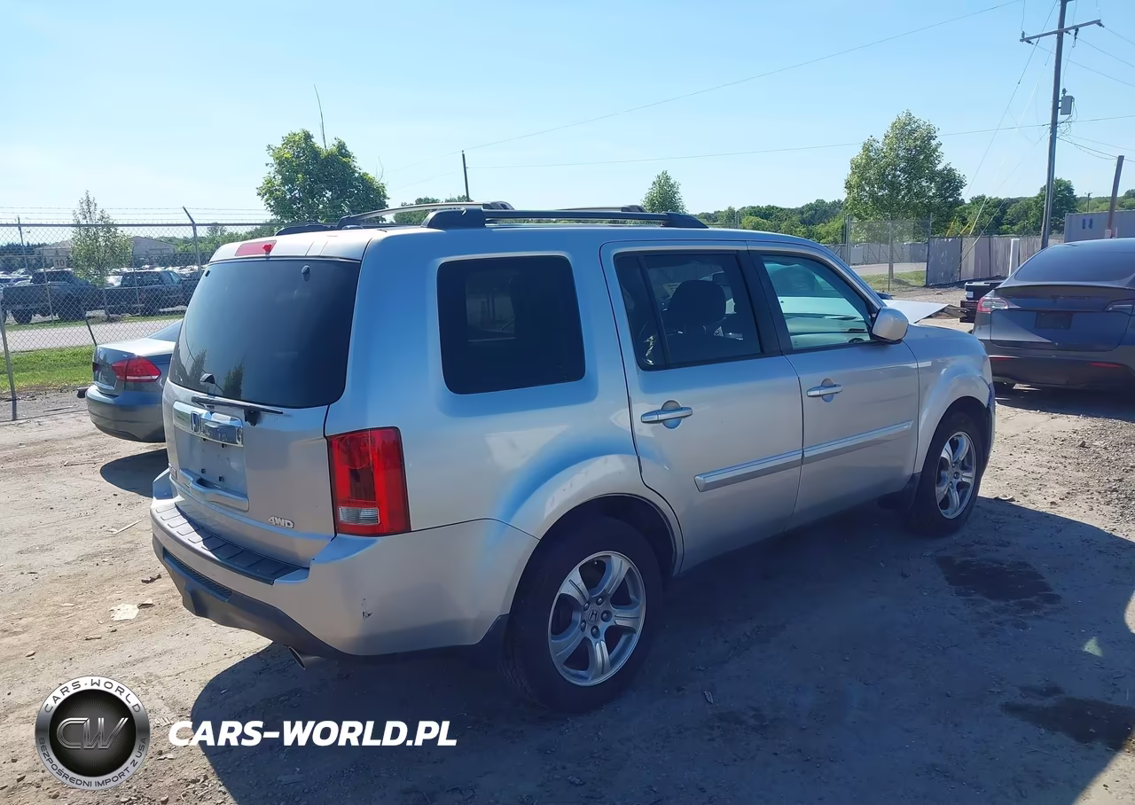 2014 Honda Pilot Ex-L VIN:5FNYF4H52EB027895 - 4