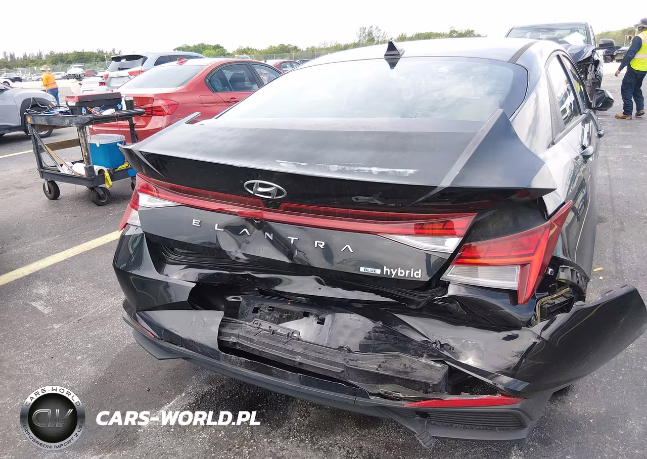 2023 Hyundai Elantra Hybrid Blue VIN:KMHLM4AJ4PU044873 - 6