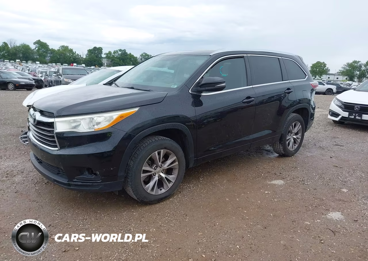 2014 Toyota Highlander Xle V6 VIN:5TDKKRFH6ES016678 - 2