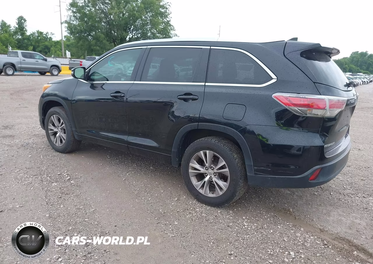 2014 Toyota Highlander Xle V6 VIN:5TDKKRFH6ES016678 - 3