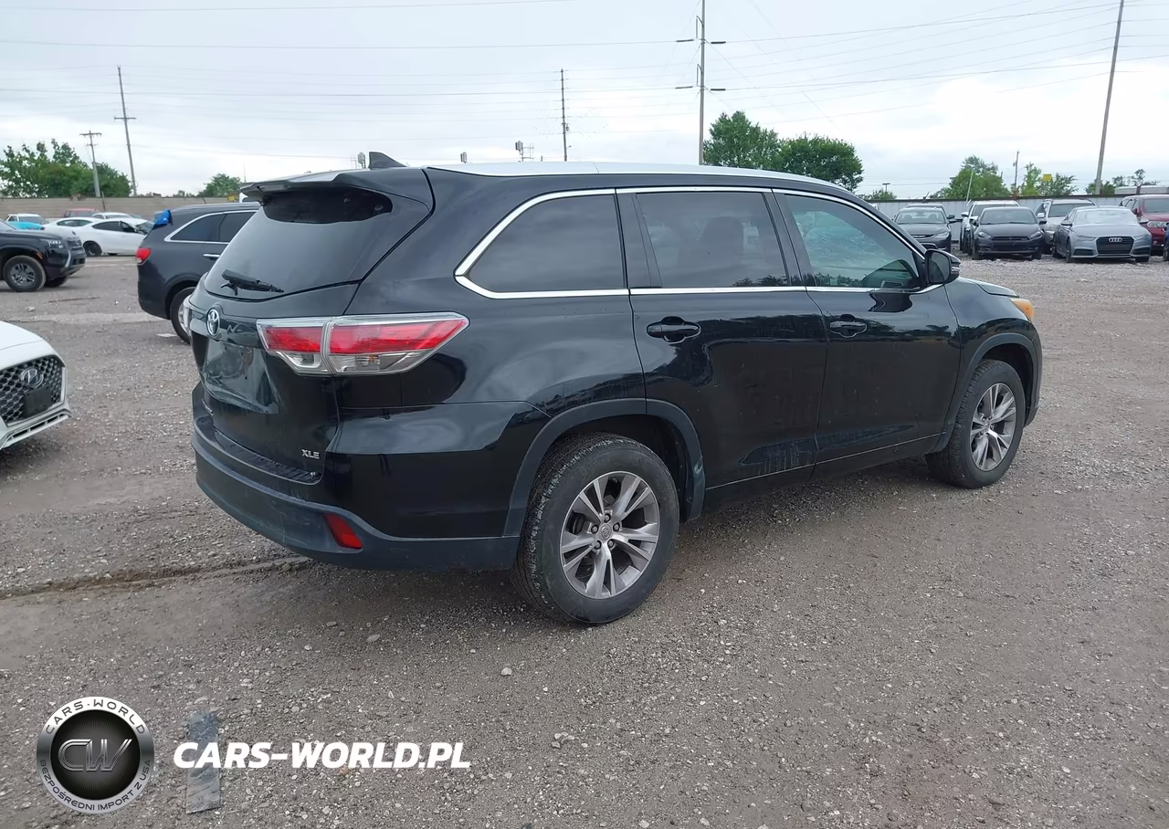 2014 Toyota Highlander Xle V6 VIN:5TDKKRFH6ES016678 - 4