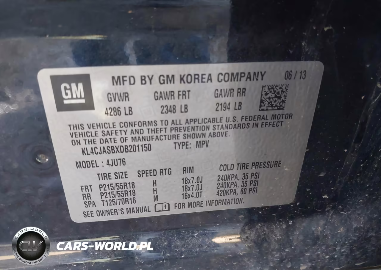 2013 Buick Encore VIN:KL4CJASBXDB201150 - 9