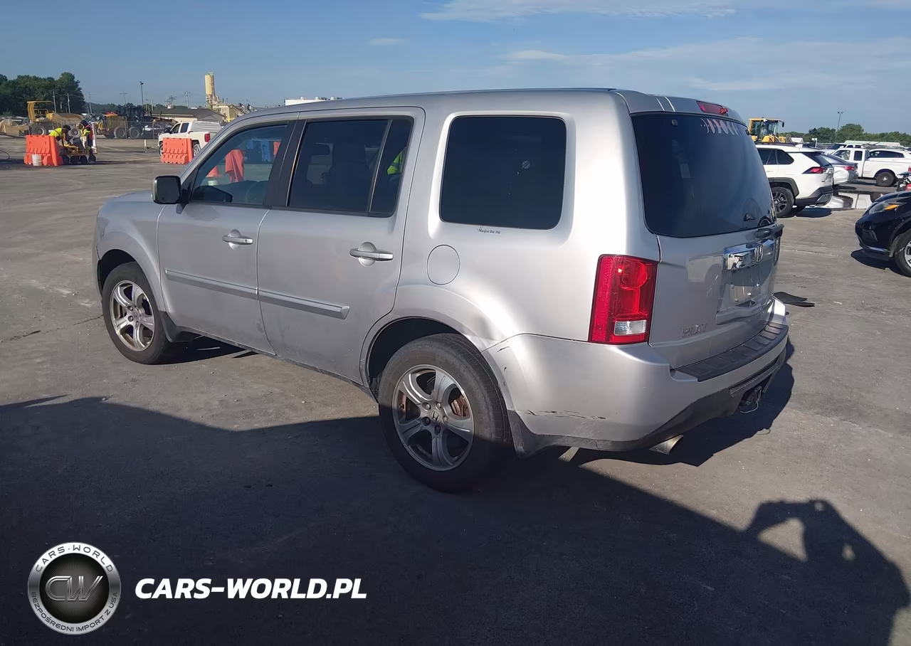 2014 Honda Pilot Ex-L VIN:5FNYF4H55EB056856 - 3