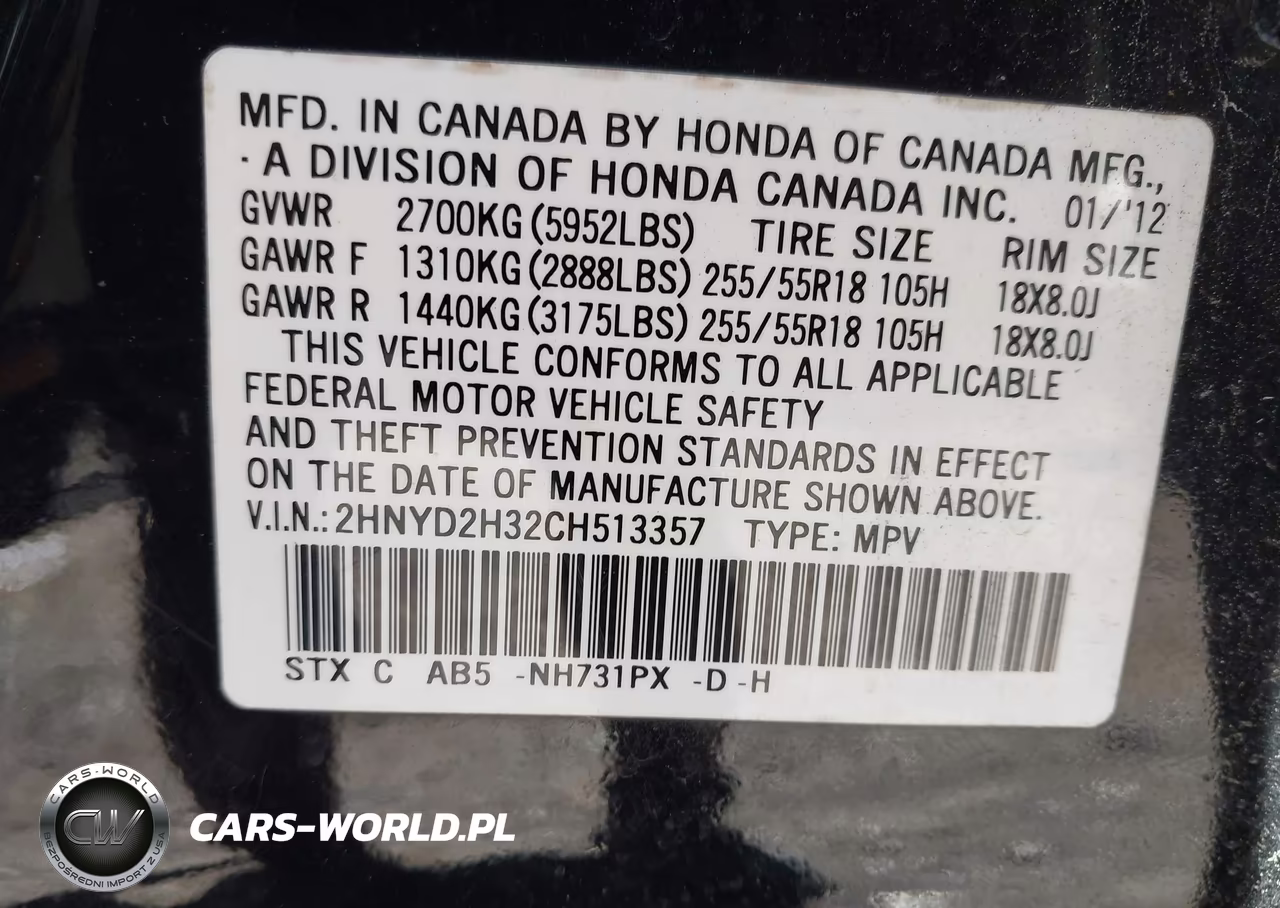 2012 Acura Mdx Technology Package VIN:2HNYD2H32CH513357 - 9