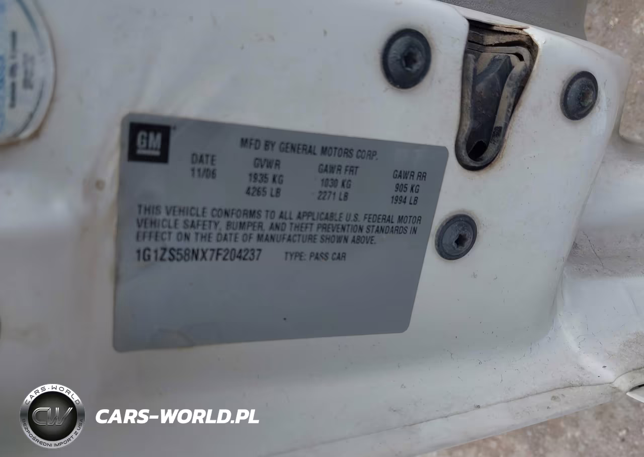 2007 Chevrolet Malibu Ls VIN:1G1ZS58NX7F204237 - 9