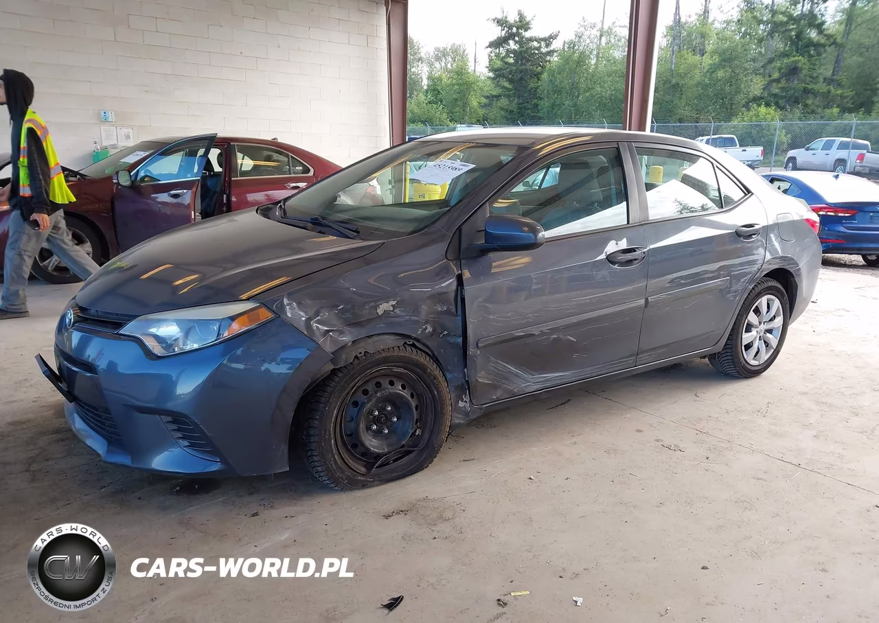 2016 Toyota Corolla Le VIN:5YFBURHE3GP383143 - 2