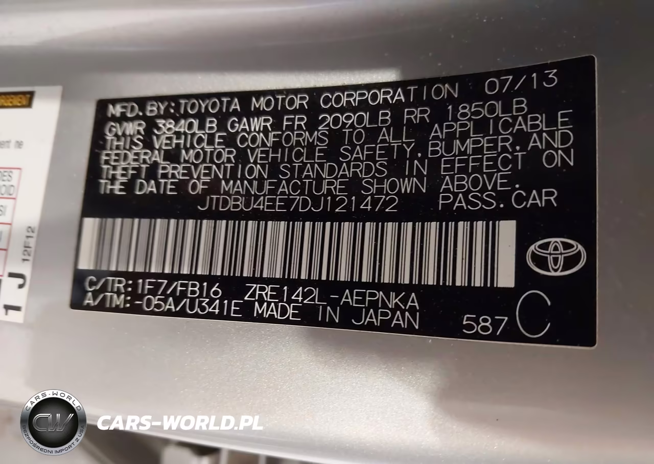 2013 Toyota Corolla Le VIN:JTDBU4EE7DJ121472 - 9