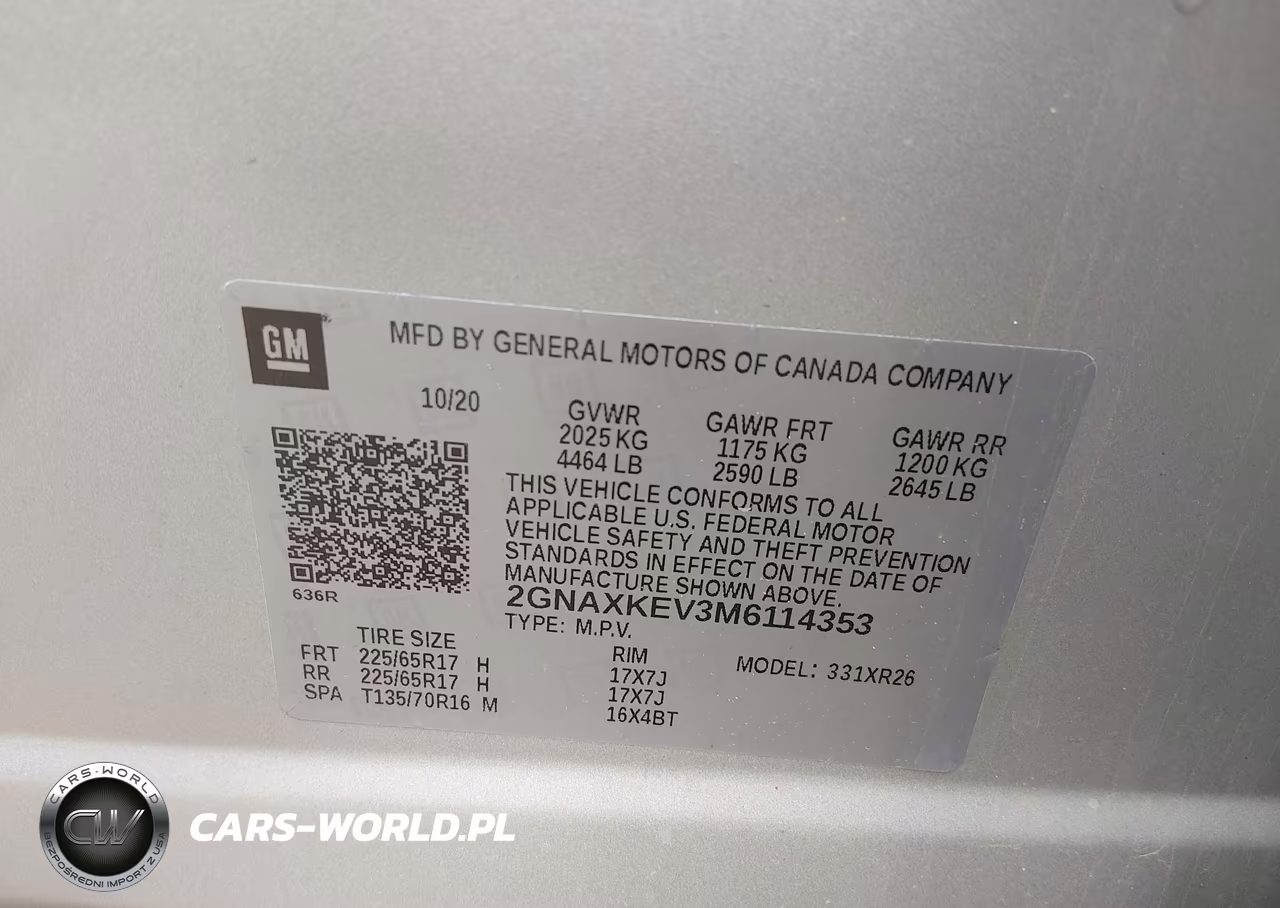 2021 Chevrolet Equinox Fwd Lt VIN:2GNAXKEV3M6114353 - 9