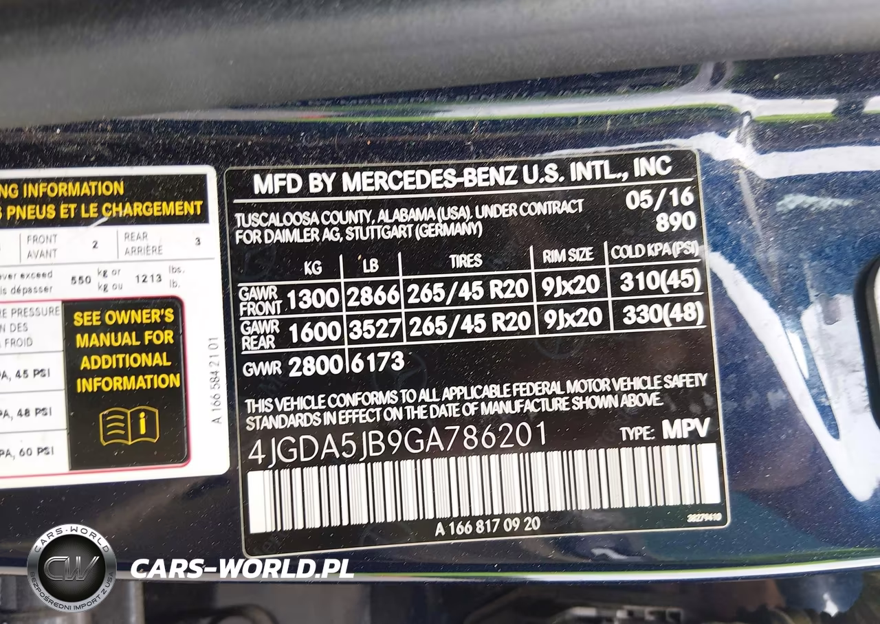 2016 Mercedes-Benz Gle 350 VIN:4JGDA5JB9GA786201 - 9
