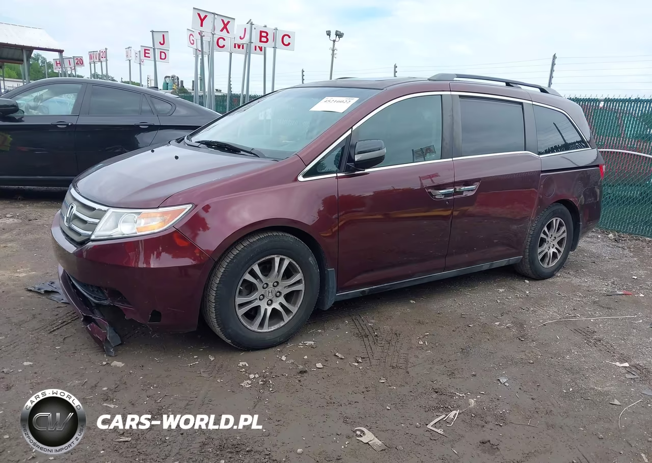 2012 Honda Odyssey Ex-L VIN:5FNRL5H66CB087512 - 2