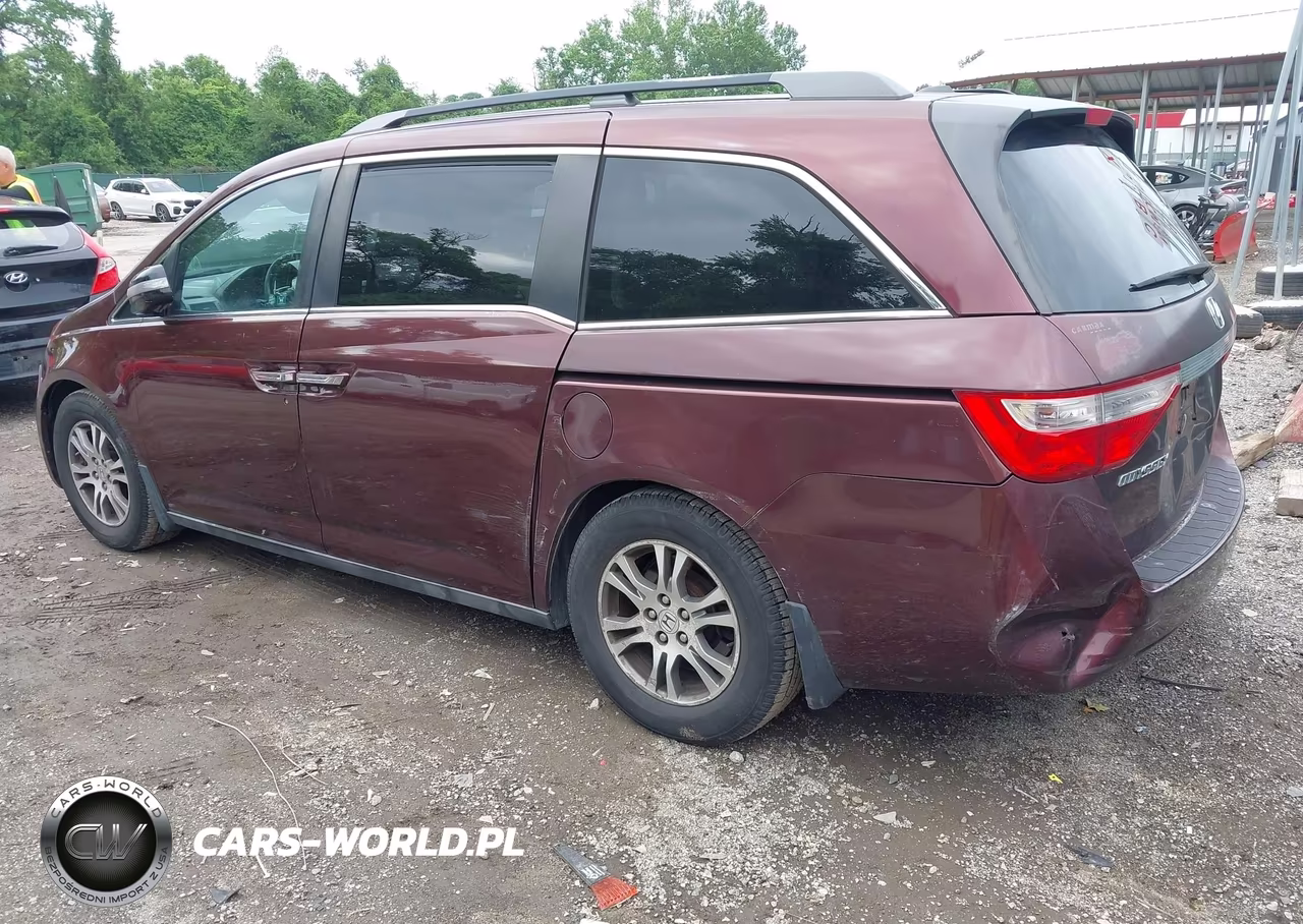 2012 Honda Odyssey Ex-L VIN:5FNRL5H66CB087512 - 3