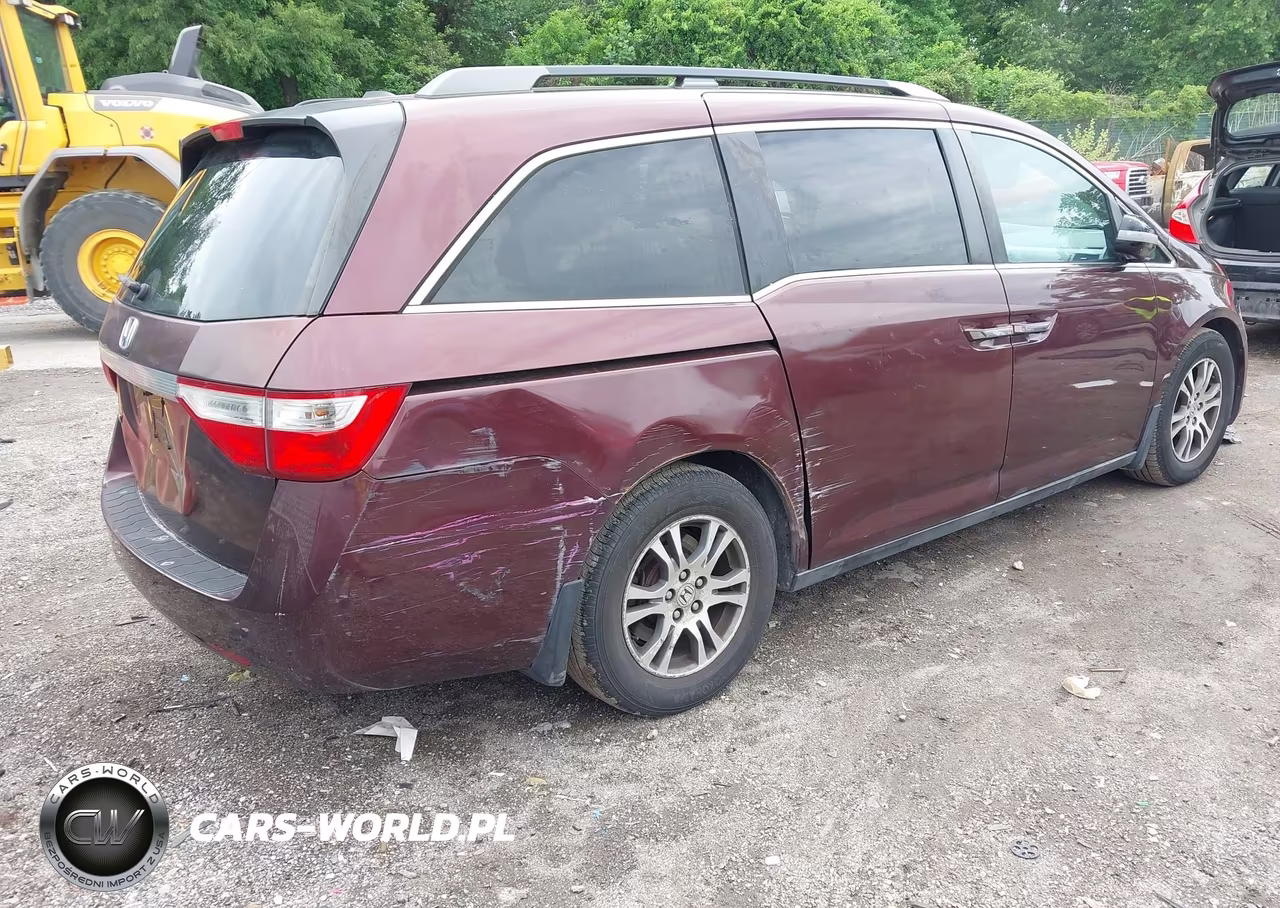 2012 Honda Odyssey Ex-L VIN:5FNRL5H66CB087512 - 4