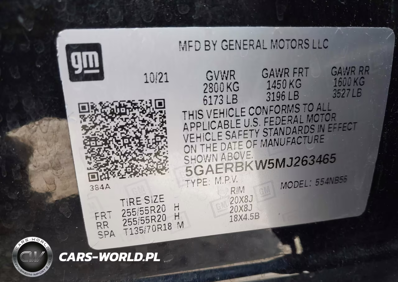 2021 Buick Enclave Fwd Essence VIN:5GAERBKW5MJ263465 - 9