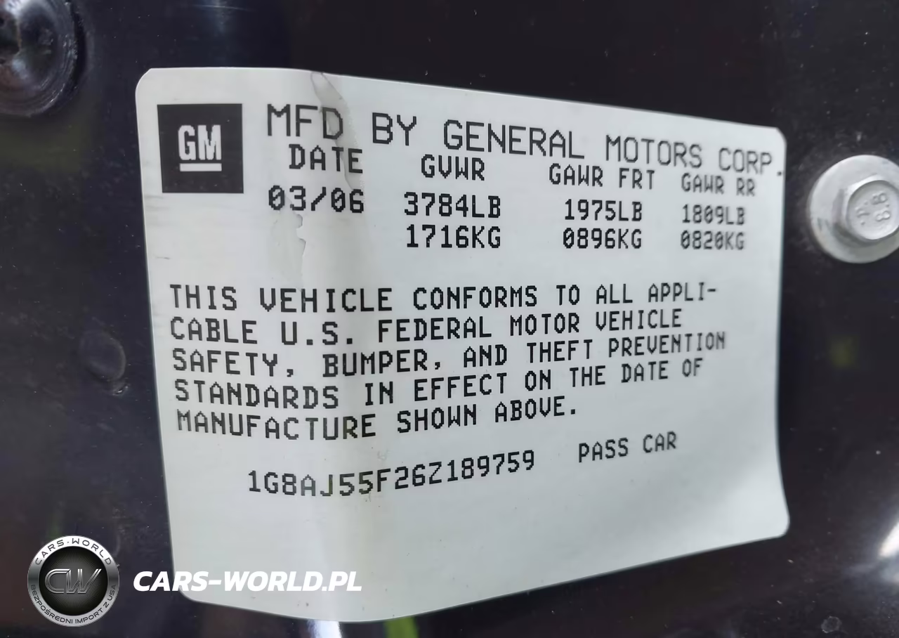 2006 Saturn Ion 2 VIN:1G8AJ55F26Z189759 - 9