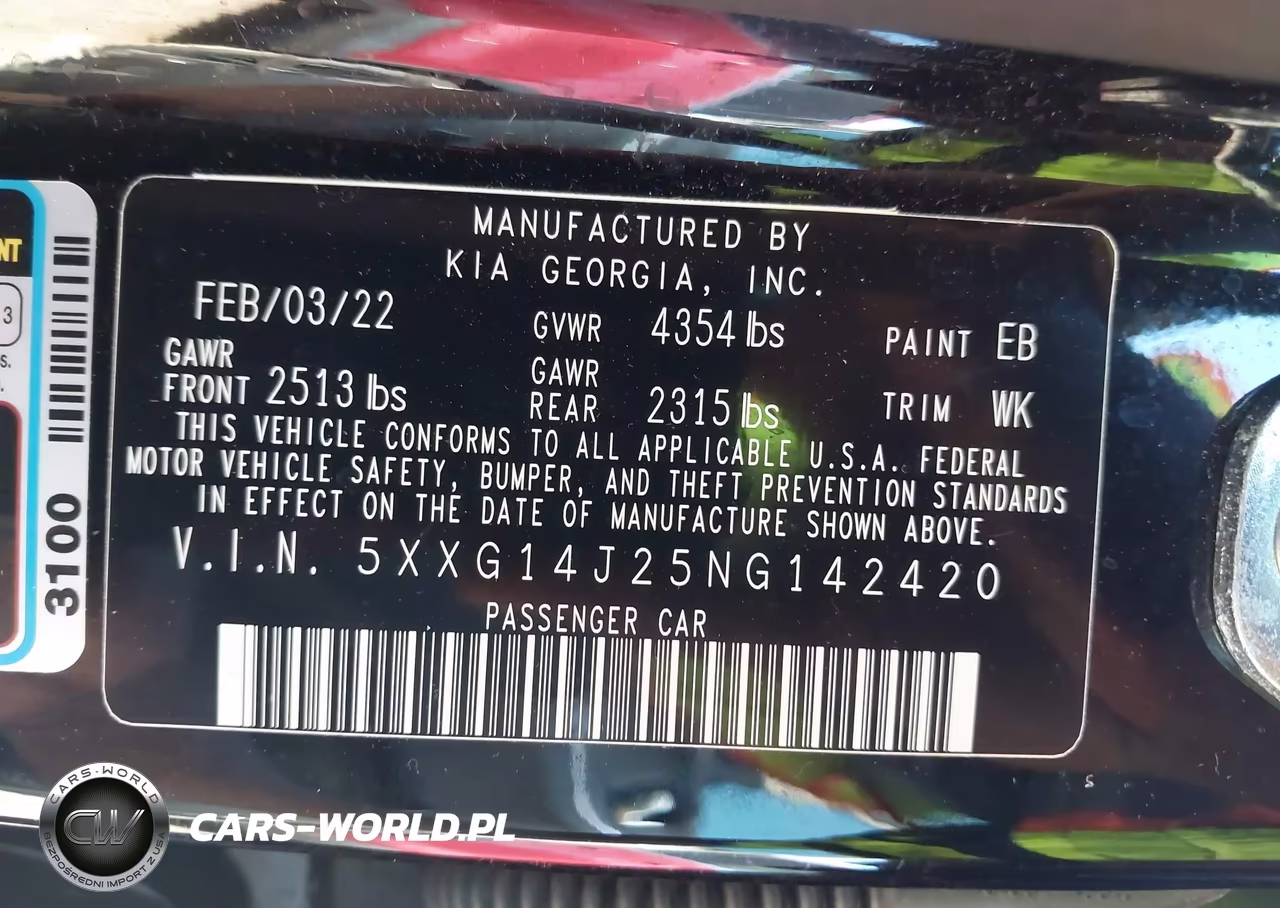 2022 Kia K5 Lxs VIN:5XXG14J25NG142420 - 9