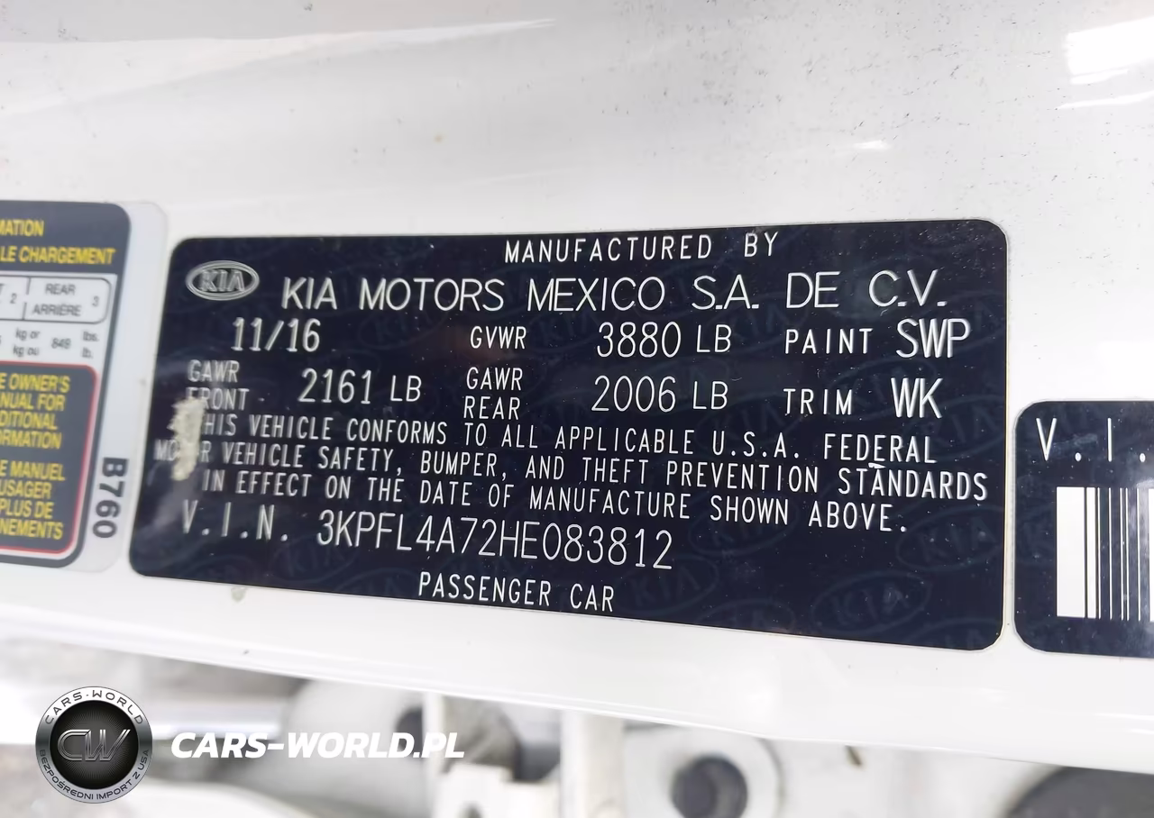 2017 Kia Forte Lx VIN:3KPFL4A72HE083812 - 9