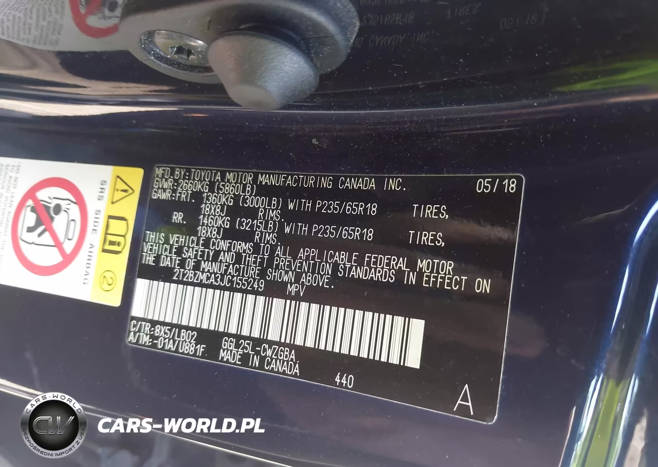 2018 Lexus Rx 350 VIN:2T2BZMCA3JC155249 - 9