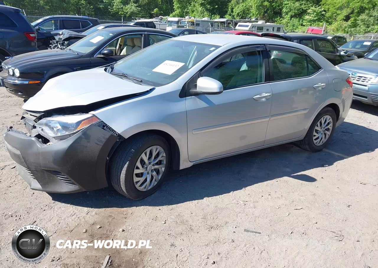 2015 Toyota Corolla Le VIN:2T1BURHE4FC444546 - 2