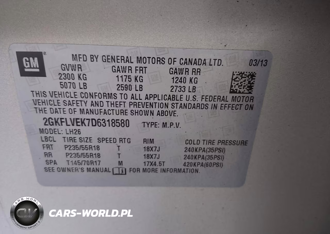 2013 GMC Terrain Slt-1 VIN:2GKFLVEK7D6318580 - 9