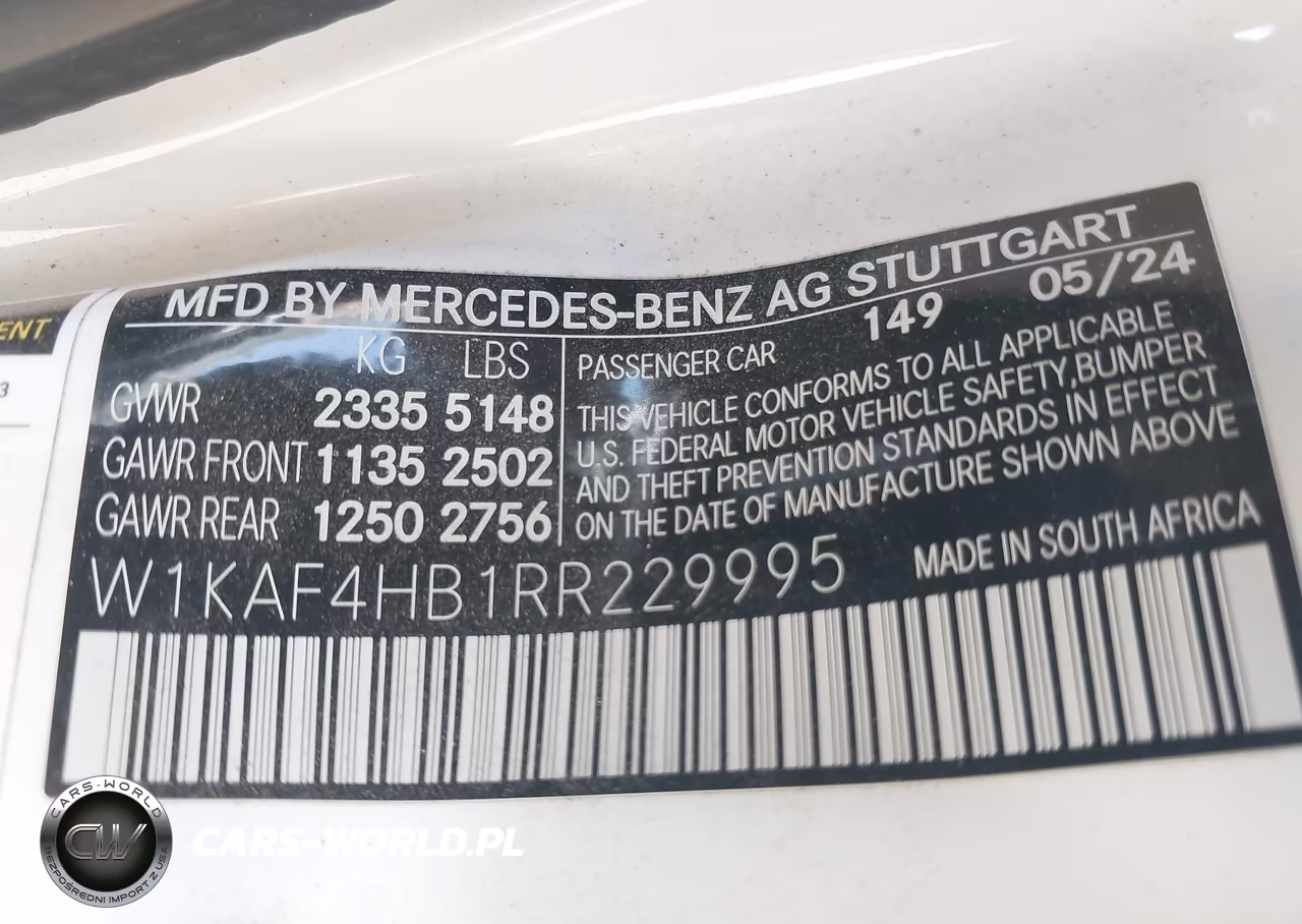 2024 Mercedes-Benz C 300 VIN:W1KAF4HB1RR229995 - 9