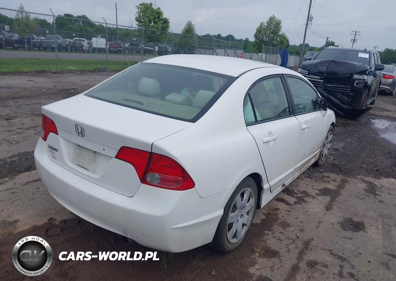 2007 Honda Civic Lx VIN:1HGFA165X7L086590 - 4