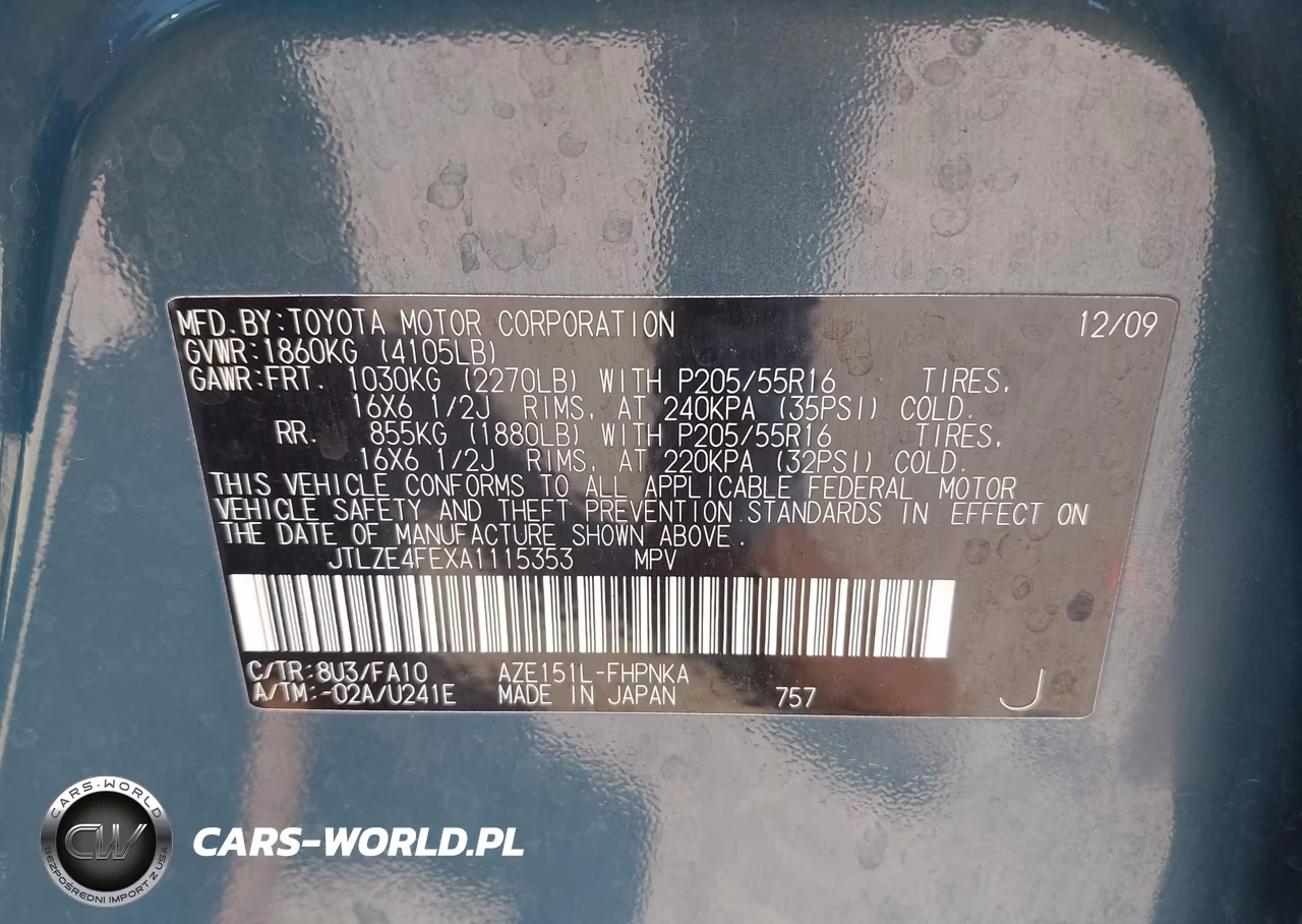 2010 Scion Xb VIN:JTLZE4FEXA1115353 - 9