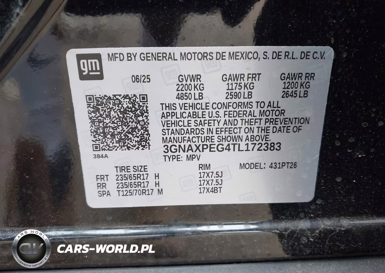 2026 Chevrolet Equinox Awd Lt VIN:3GNAXPEG4TL172383 - 9