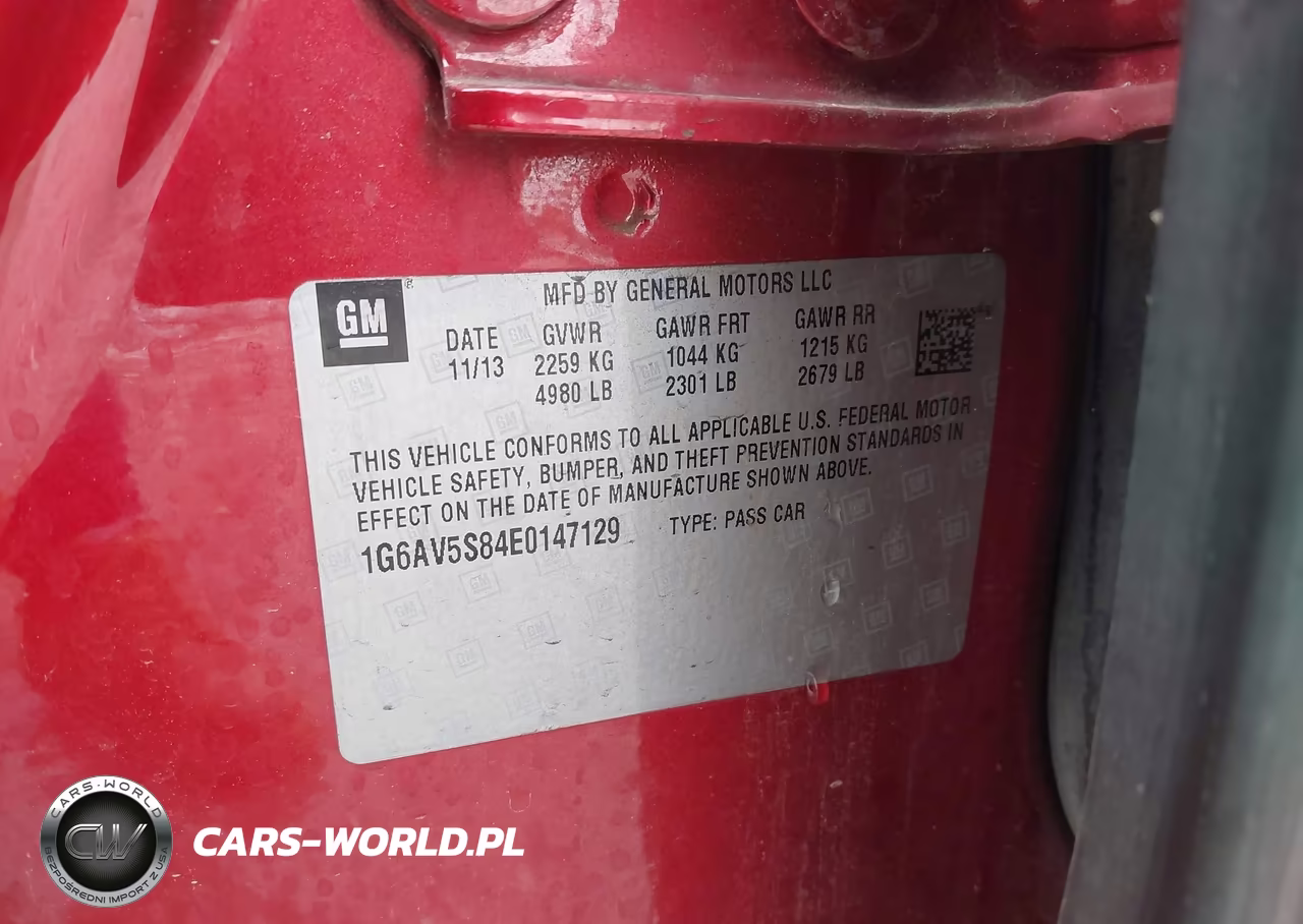 2014 Cadillac Cts Vsport Premium VIN:1G6AV5S84E0147129 - 9
