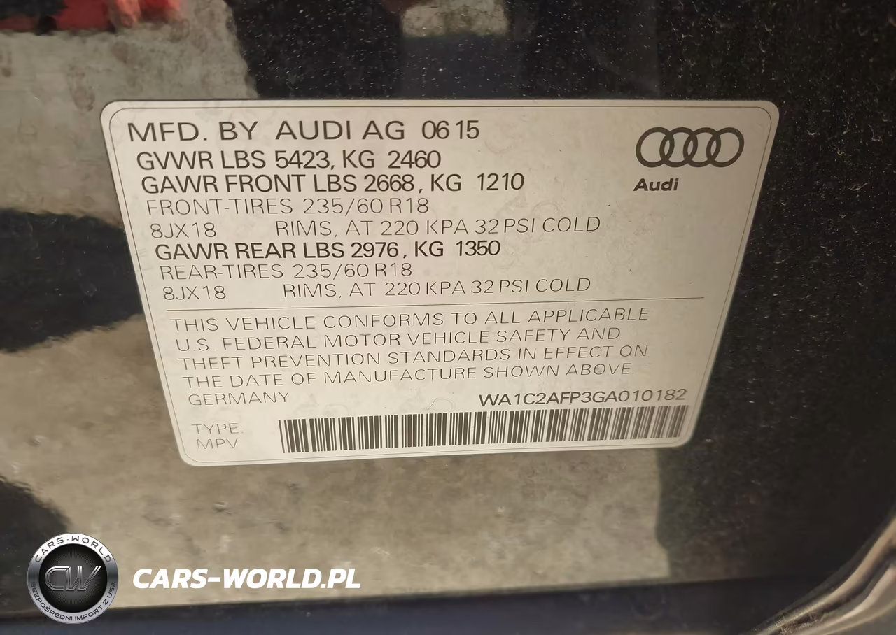 2016 Audi Q5 2.0T Premium VIN:WA1C2AFP3GA010182 - 9