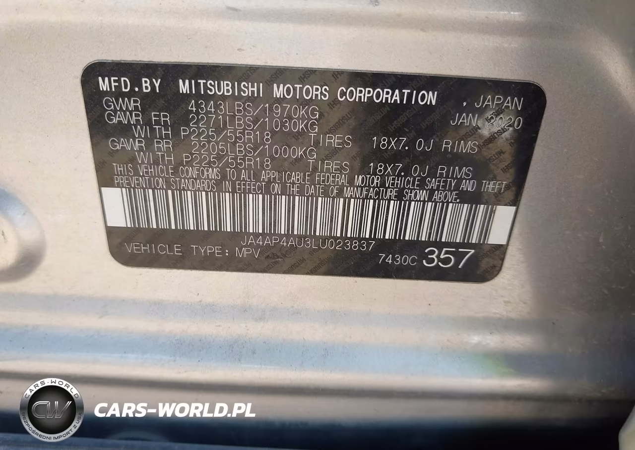 2020 Mitsubishi Outlander Sport 2.0 Se VIN:JA4AP4AU3LU023837 - 9