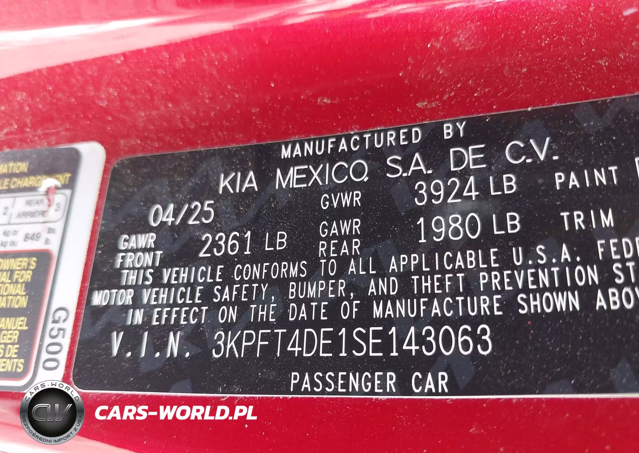 2025 Kia K4 Lxs VIN:3KPFT4DE1SE143063 - 9