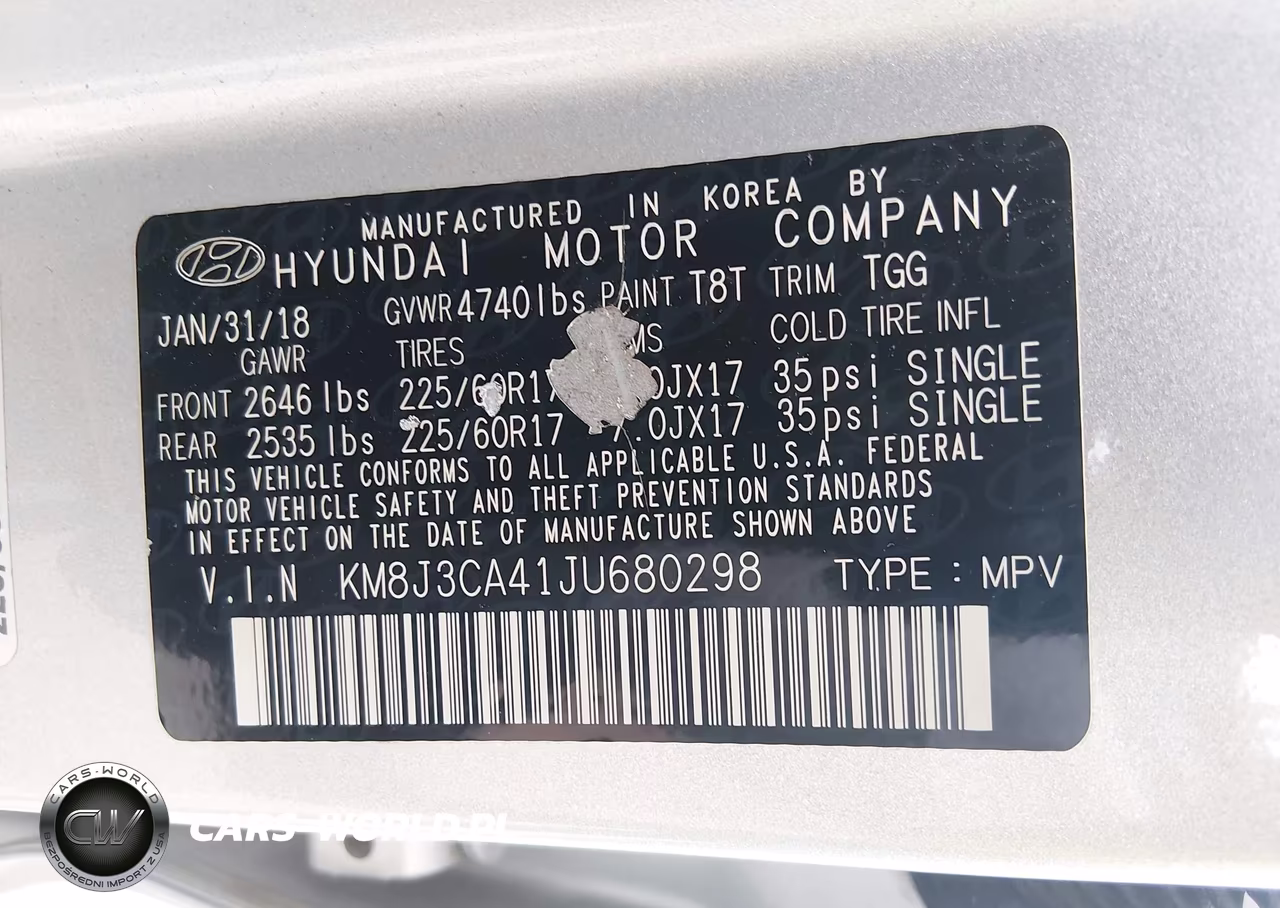 2018 Hyundai Tucson Sel VIN:KM8J3CA41JU680298 - 9