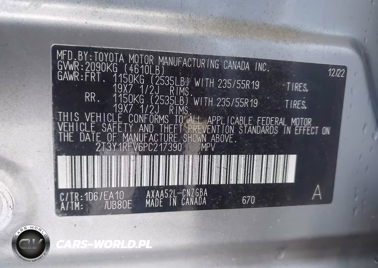 2023 Toyota Rav4 Limited VIN:2T3Y1RFV6PC217390 - 9