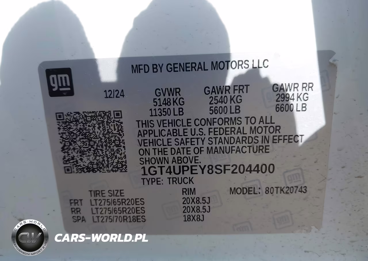 2025 GMC Sierra 2500Hd 4Wd Standard Bed At4 VIN:1GT4UPEY8SF204400 - 8